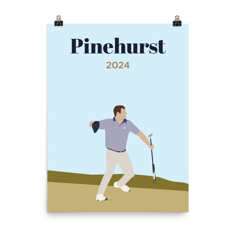 Bryson 2024 Pinehurst #2 - Golf Poster