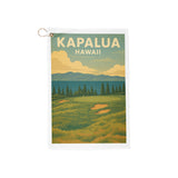 Kapalua Hawaii Vintage Golf Course Print – Poster, Canvas, Golf Towel, Laptop Sleeve - Golfer Paradise