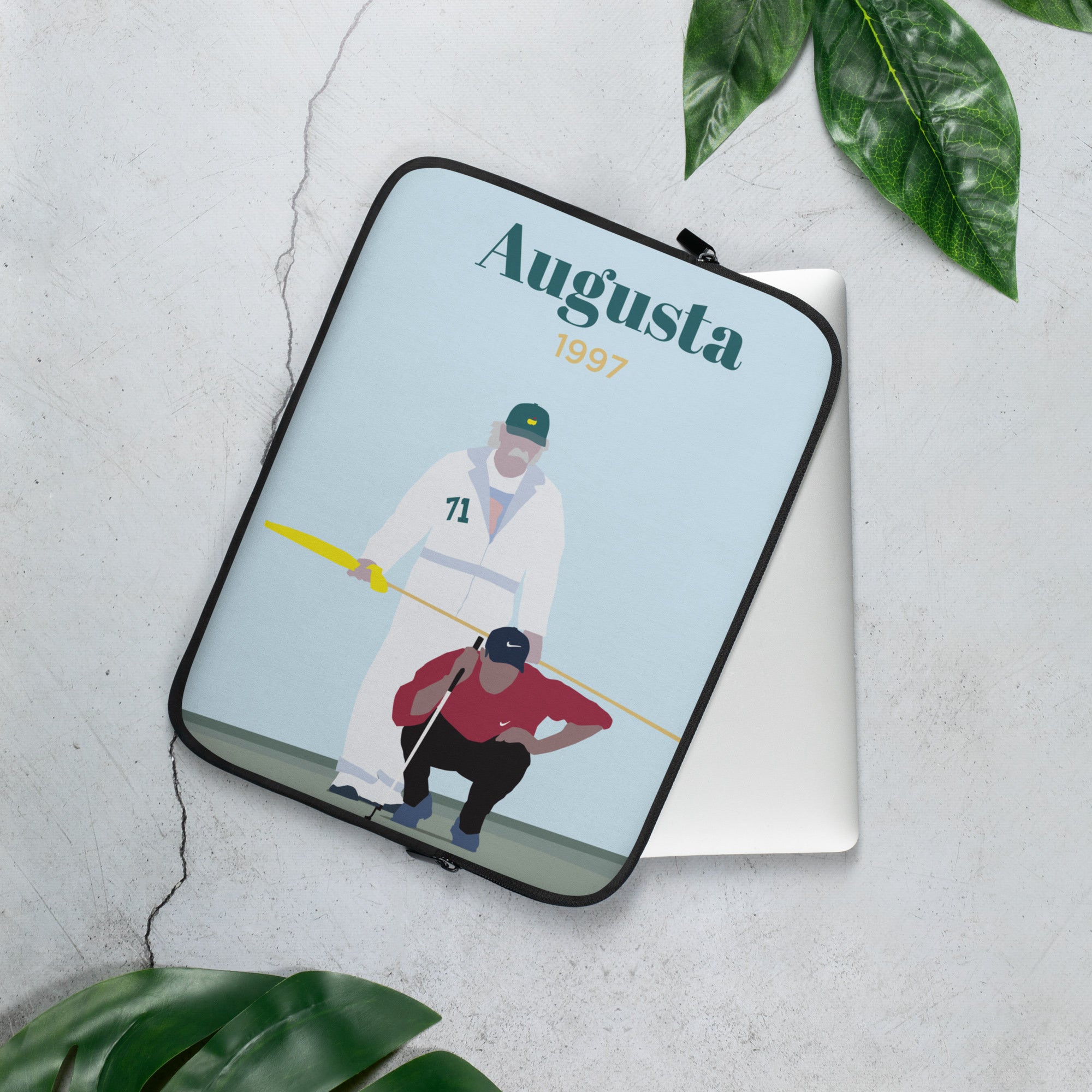 1997 Caddie Moment Print – Poster, Canvas, Golf Towel, Laptop Sleeve - Golfer Paradise