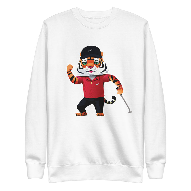 Tiger Animal Golf Premium Sweatshirt