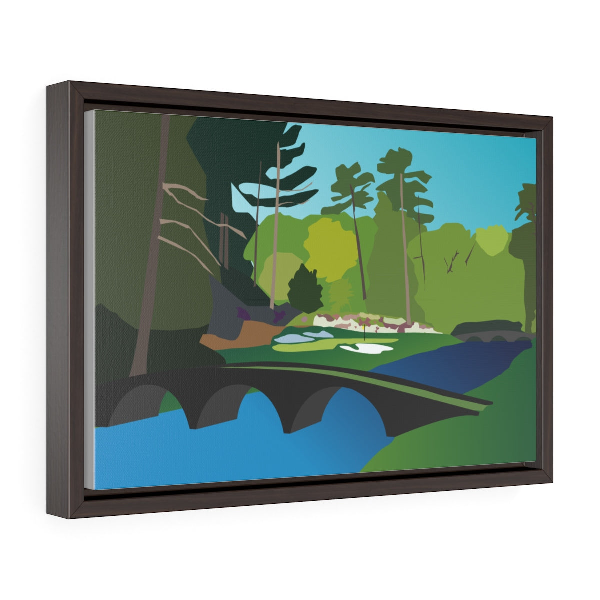 Amen Corner Gallery Wrap Canvas - Golfer Paradise