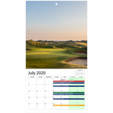 2020 Golf Tournaments Wall Calendar - Golfer Paradise