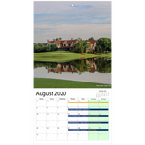 2020 Golf Tournaments Wall Calendar - Golfer Paradise