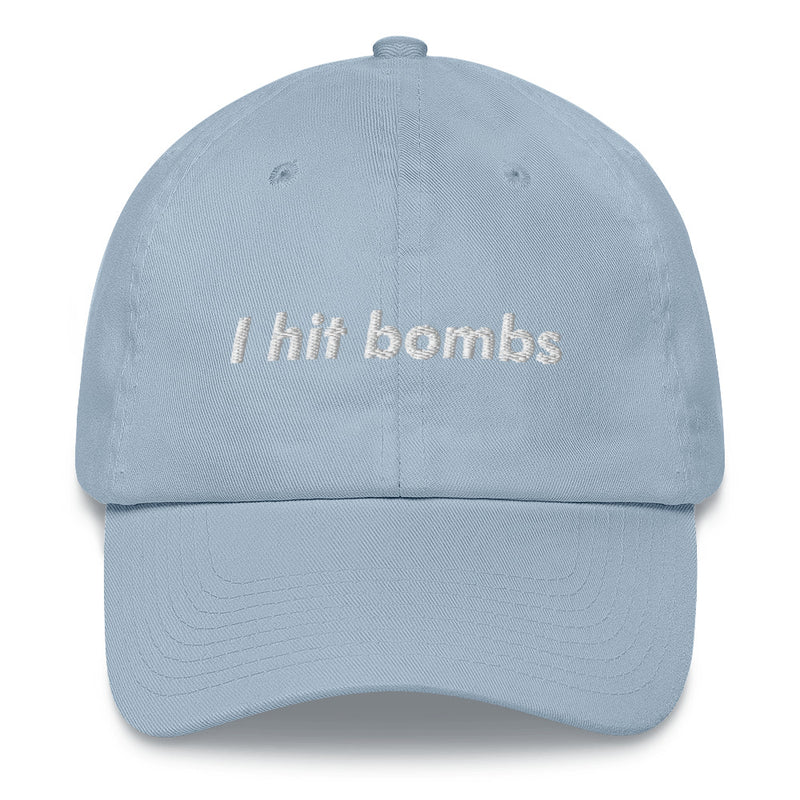 "I hit Bombs" Phil Dad hat - Golfer Paradise