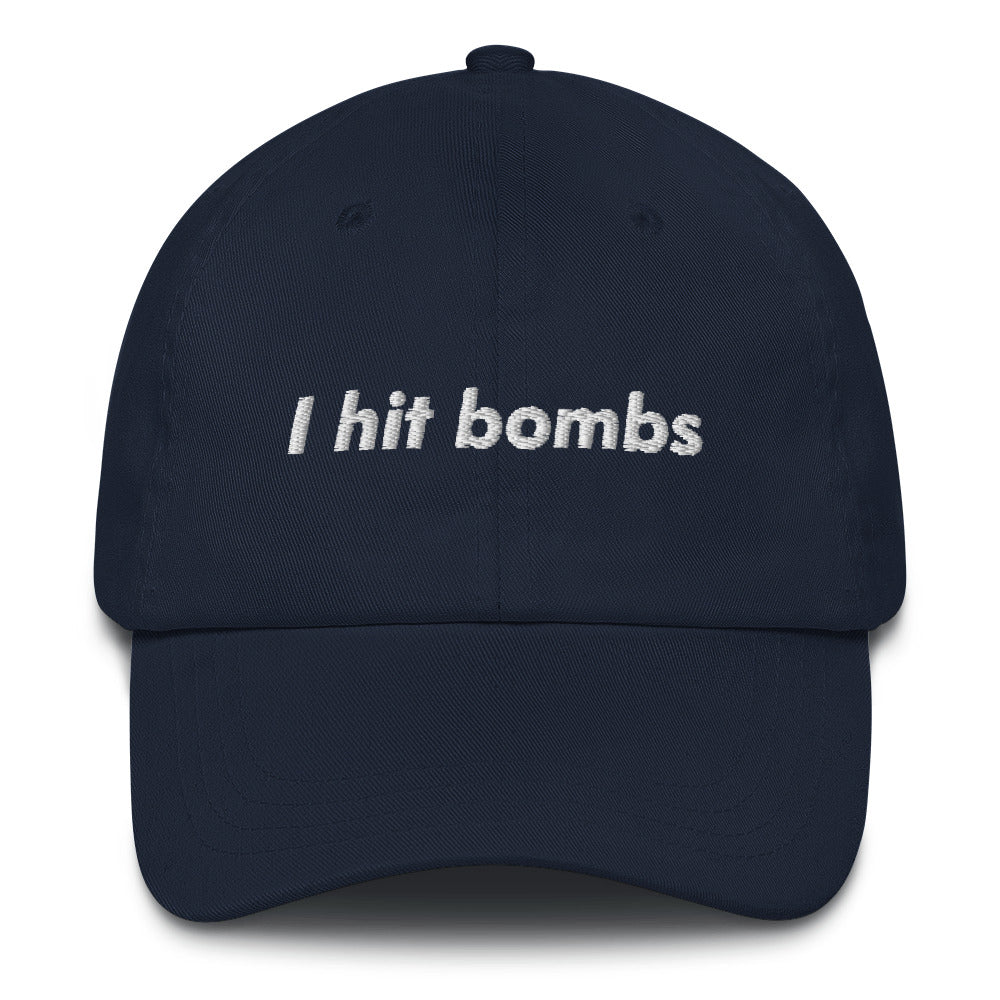 "I hit Bombs" Phil Dad hat - Golfer Paradise