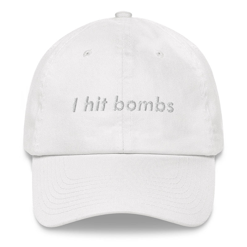 "I hit Bombs" Phil Dad hat - Golfer Paradise