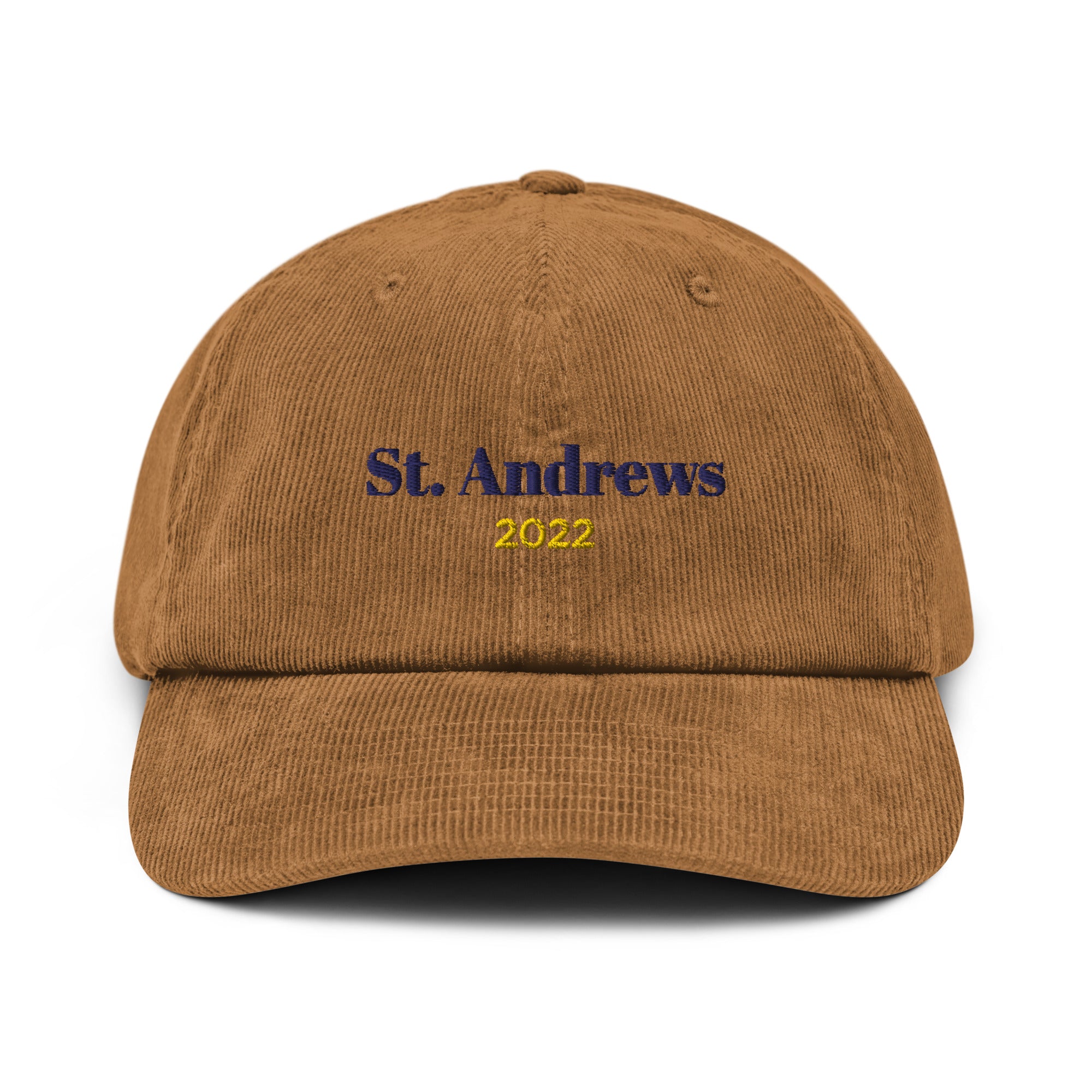 St Andrews 2022 Corduroy hat - Camel - Golfer Paradise