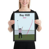 Bryson 2021 Bay Hill Framed poster - Golfer Paradise