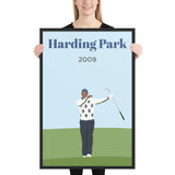 Harding Park 2009 Framed poster - Golfer Paradise