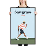1994 Sawgrass Framed poster - Golfer Paradise
