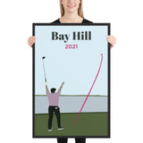 Bryson 2021 Bay Hill Framed poster - Golfer Paradise