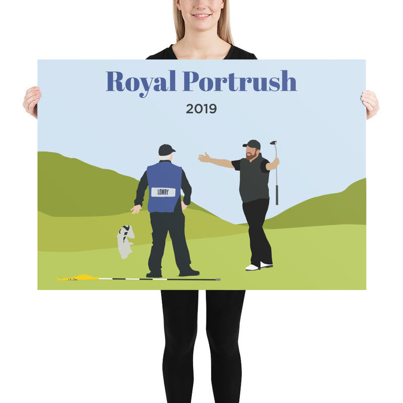 Royal Portrush 2019 Landscape Poster - Golfer Paradise