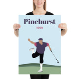 Payne 1999 Pinehurst Poster - Golfer Paradise