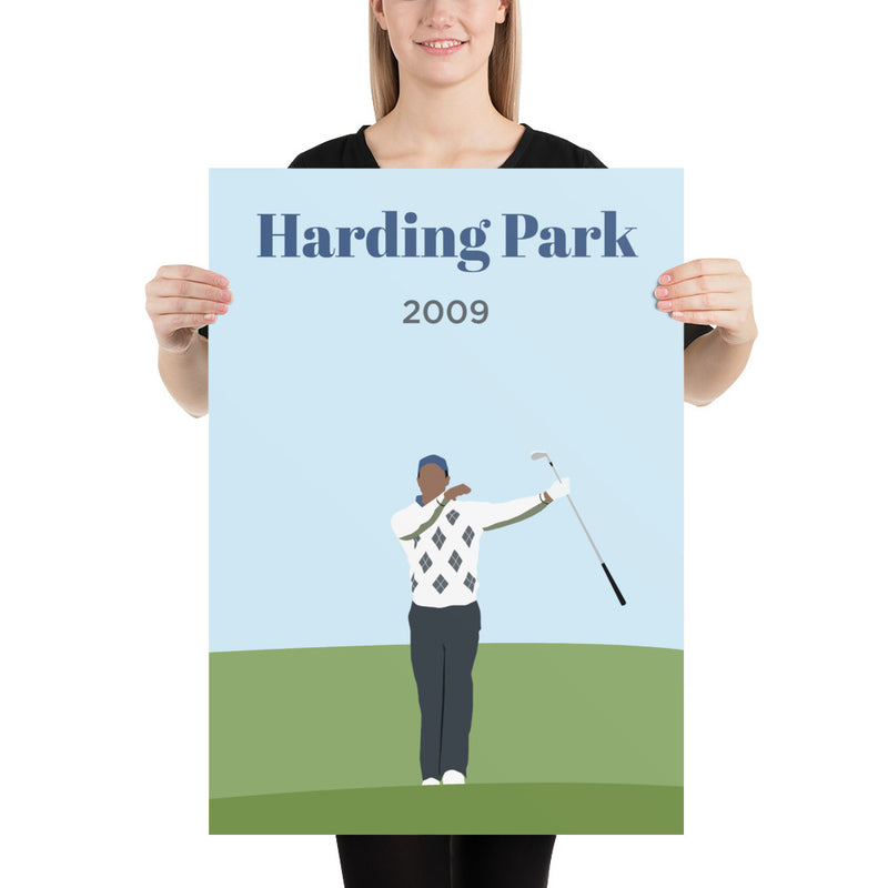 2009 Harding Park Poster - Golfer Paradise