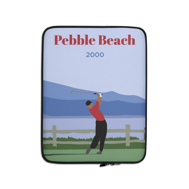 Tiger Pebble Beach 2000 Laptop Sleeve - Golfer Paradise