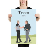 Stenson & Mickelson 2016 Troon Poster - Golfer Paradise