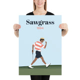 Tiger 1994 Sawgrass Poster - Golfer Paradise