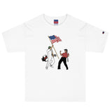 Tiger USA Flag Champion T-Shirt - Golfer Paradise