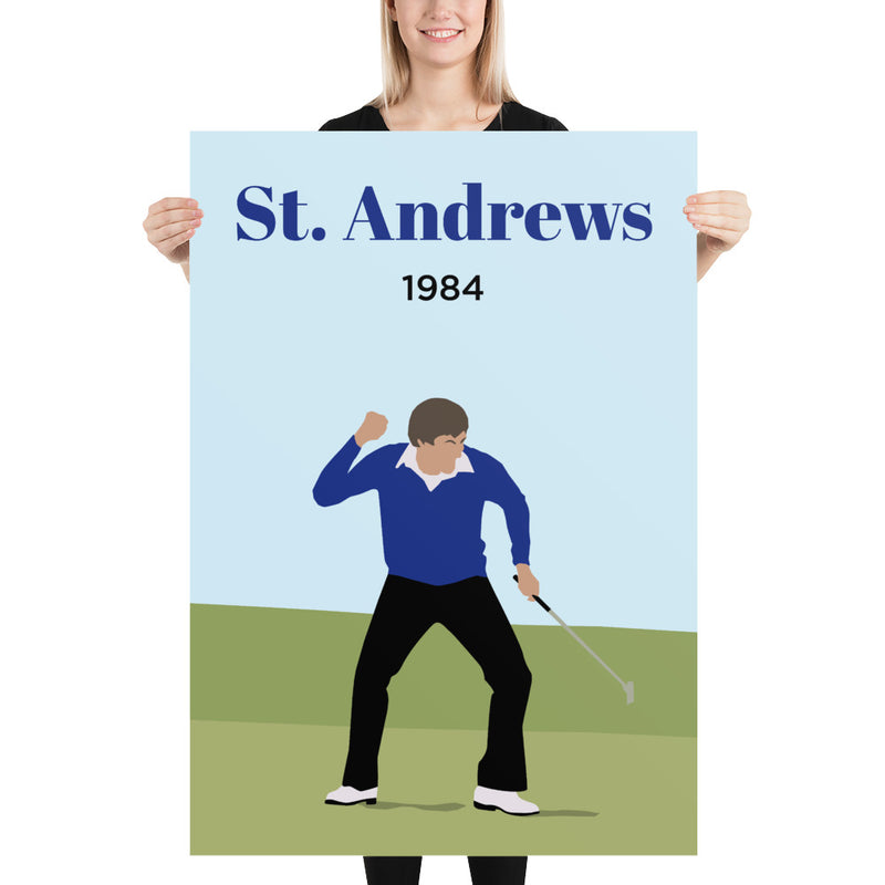 Seve 1984 St. Andrews Poster - Golfer Paradise