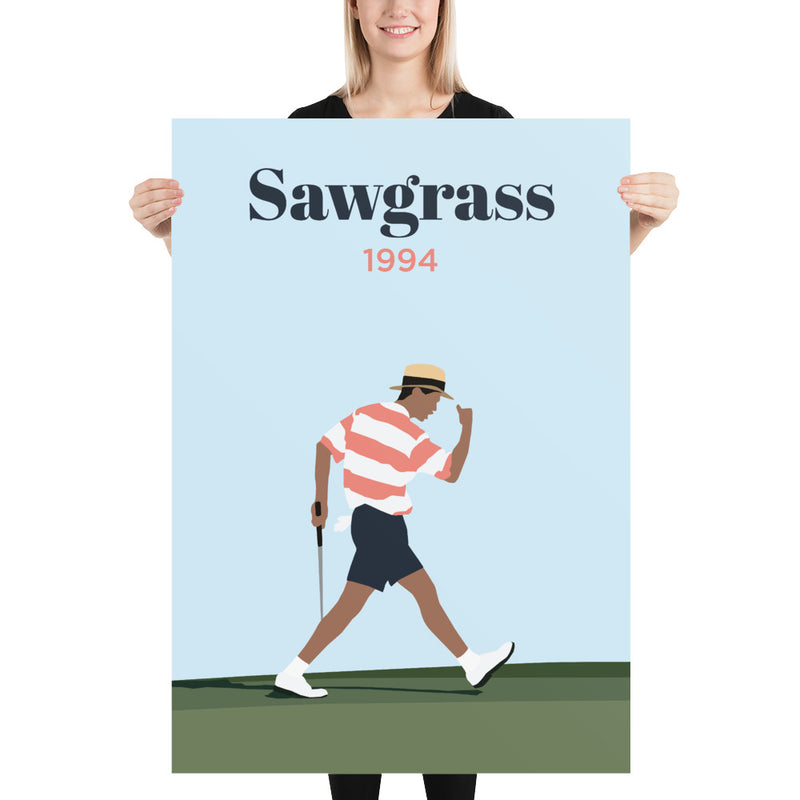 Tiger 1994 Sawgrass Poster - Golfer Paradise