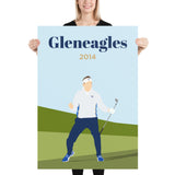 Poulter 2014 Gleneagles Poster - Golfer Paradise