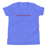 Better Than Most Youth T-Shirt - Golfer Paradise