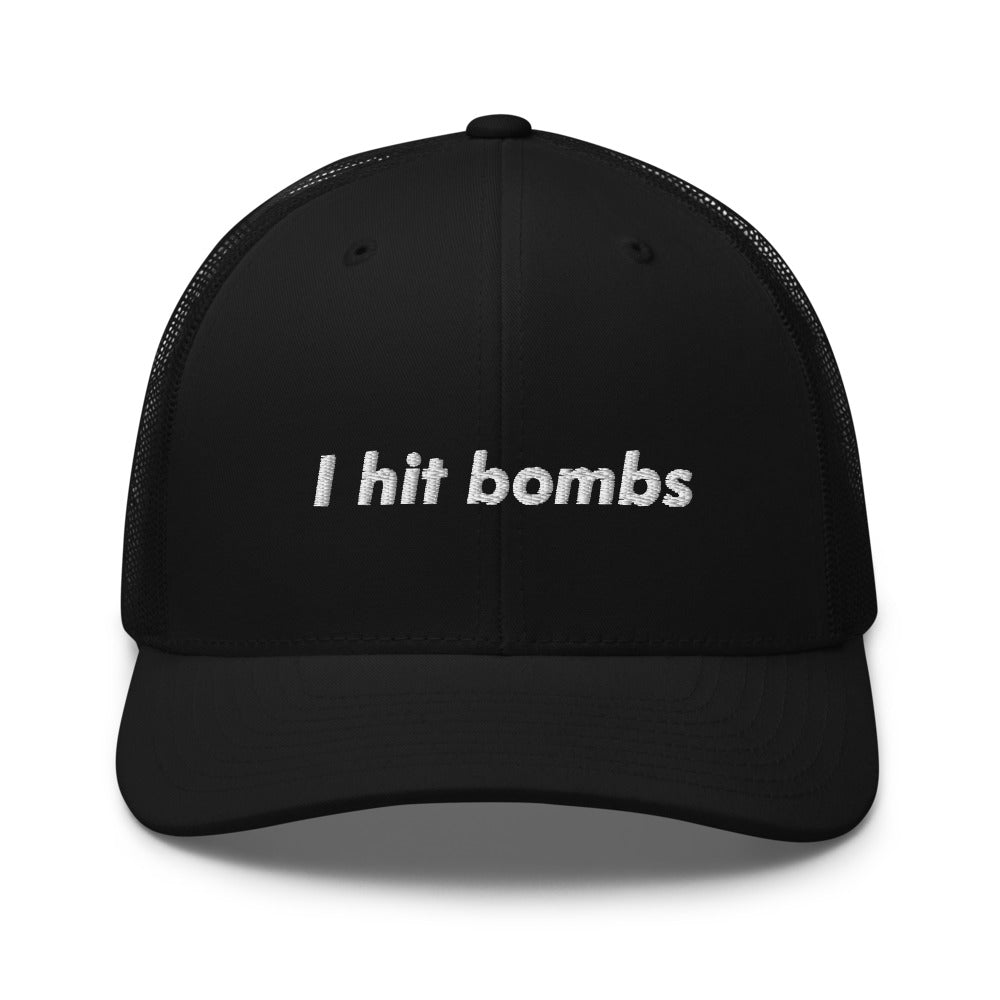 "I hit bombs" Phil Trucker Cap - Golfer Paradise
