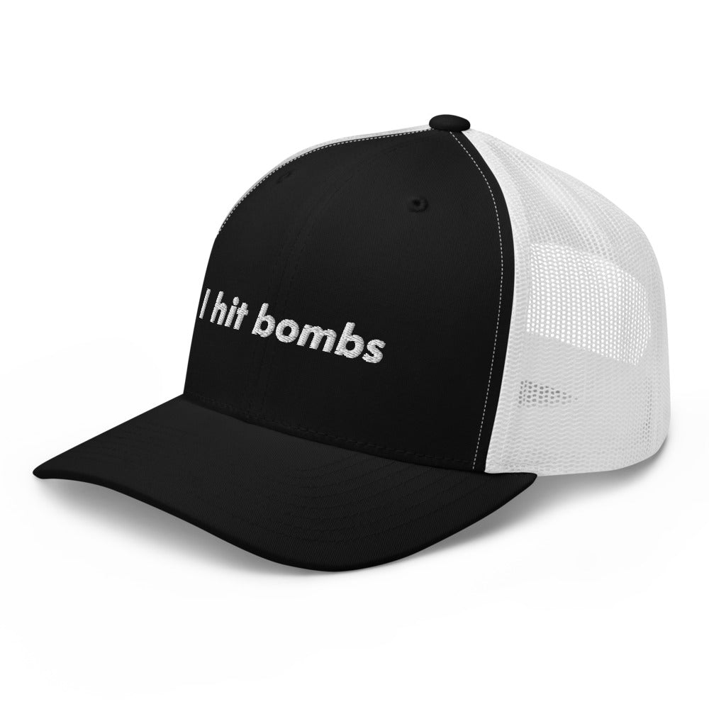 "I hit bombs" Phil Trucker Cap - Golfer Paradise
