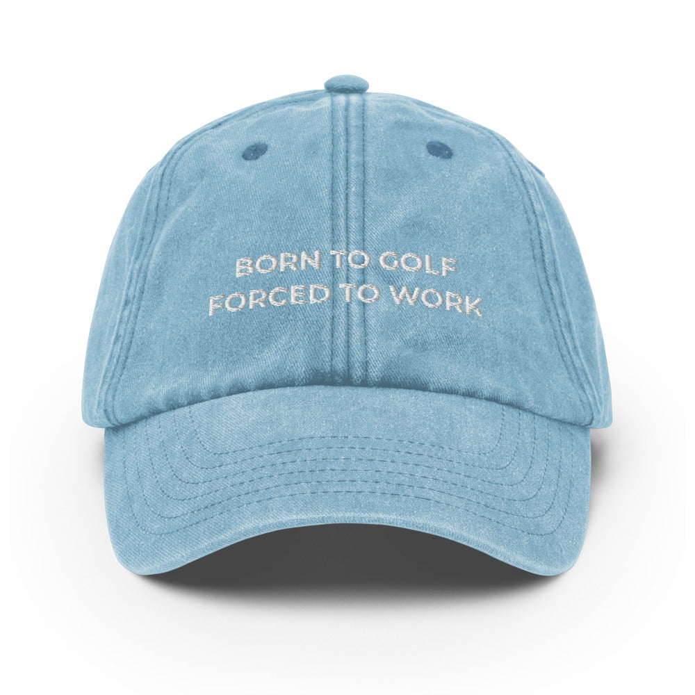 "Born to Golf" Vintage Hat - Golfer Paradise