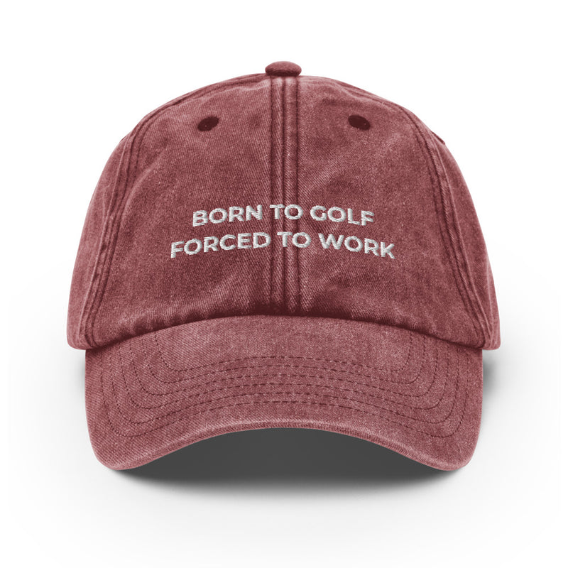 "Born to Golf" Vintage Hat - Golfer Paradise